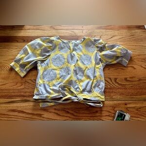 Hayden Los Angeles Polka Dot Button Blouse - small